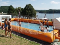 Vranovská přehrada - vodní fotbal